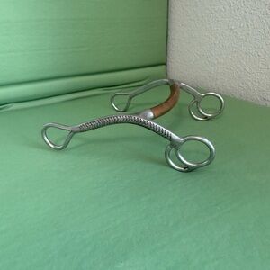 Copper mouth 5 1/2” western curb bit